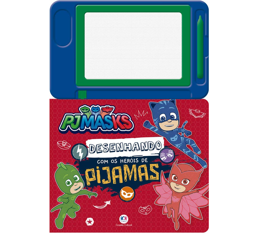 PJ Masks - Desenhando C/ Os Heróis de Pijamas - C/ Lousa Mágica - Ciranda Cultural FA