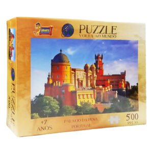 Puzzle Volta ao Mundo - Palácio da Pena Portugal - 500 Peças - Uriarte