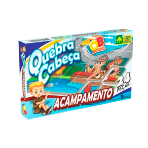 Quebra Cabeça Acampamento - 24 Peças - IOB