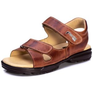 Sandália Masculina Conforto Couro Natural