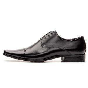 Sapato Social Masculino Couro Derby de Amarrar
