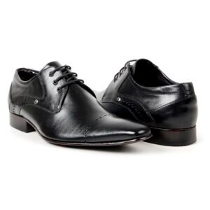 Sapato Social Masculino Couro Preto
