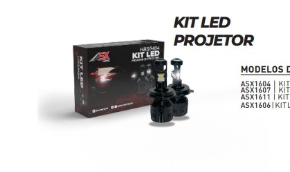 LED H7 ASX PROJETOR ELIPTICO - 50W 12 80V - Imagem 2