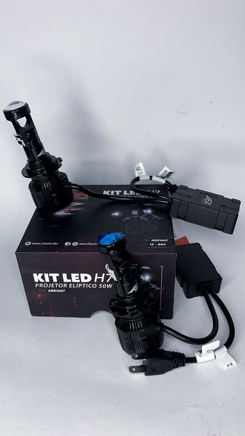 LED H7 ASX PROJETOR ELIPTICO - 50W 12 80V - Imagem 5