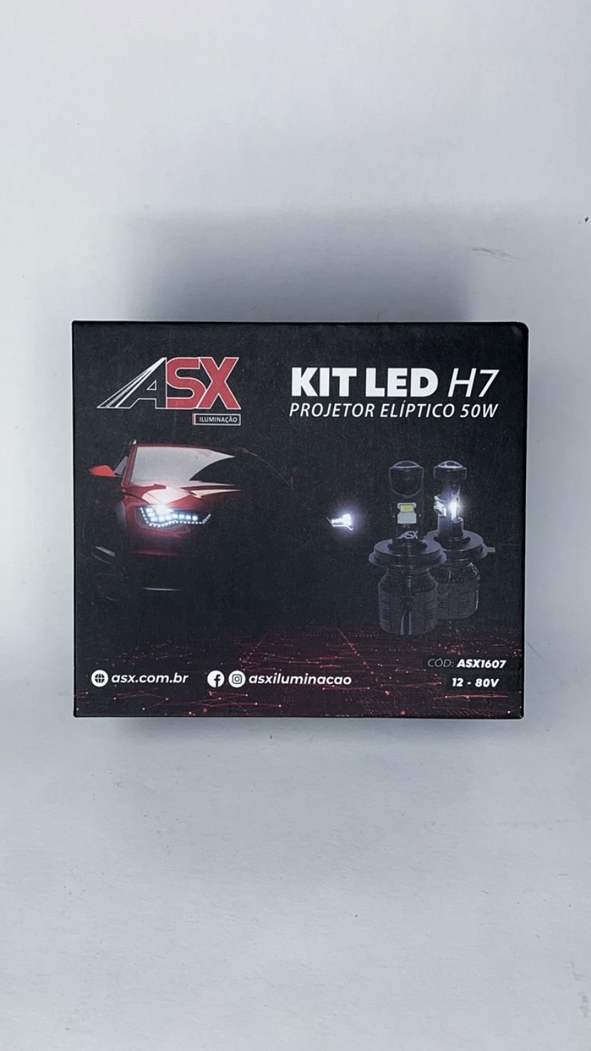 LED H7 ASX PROJETOR ELIPTICO - 50W 12 80V - Imagem 7