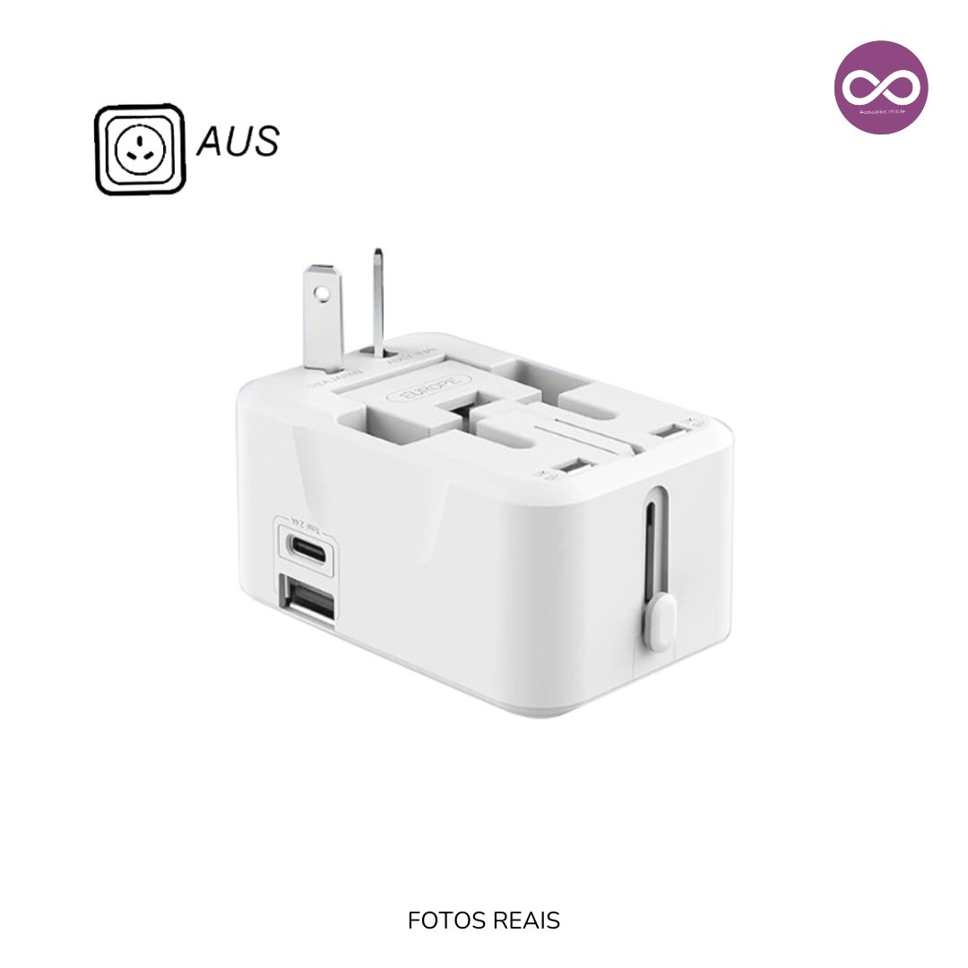 Adaptador Universal Tomada Para Viagem - Imagem 4