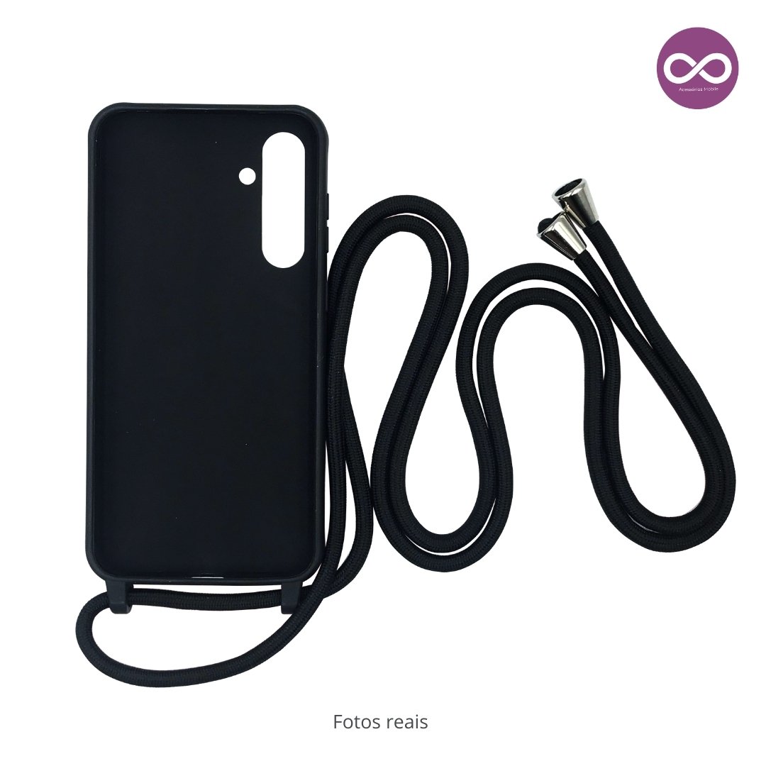 Capa com Alça Ajustável para Samsung S - Preto - Imagem 2