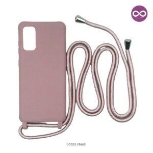 Capa com Alça Ajustável para Samsung Rosa
