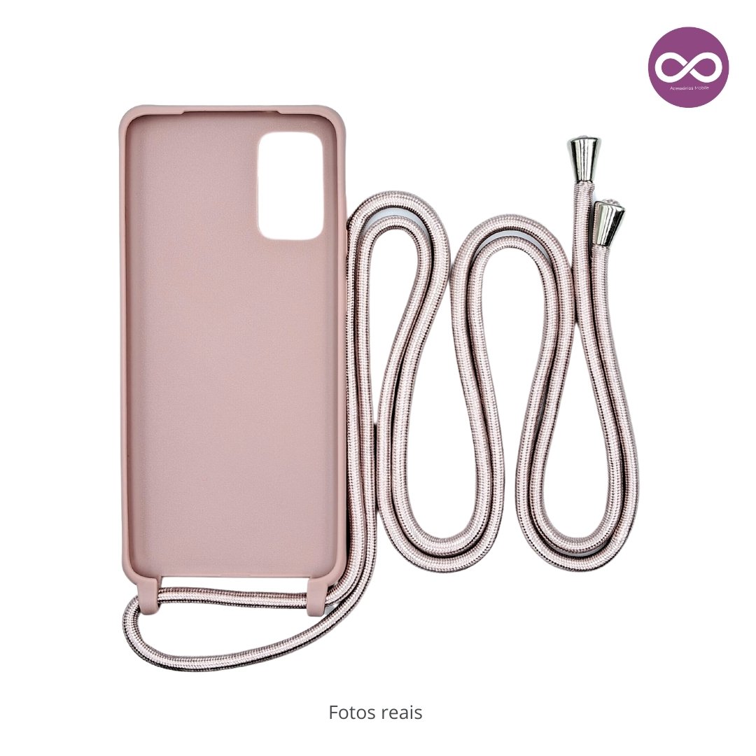 Capa com Alça Ajustável para Samsung Rosa - Imagem 2