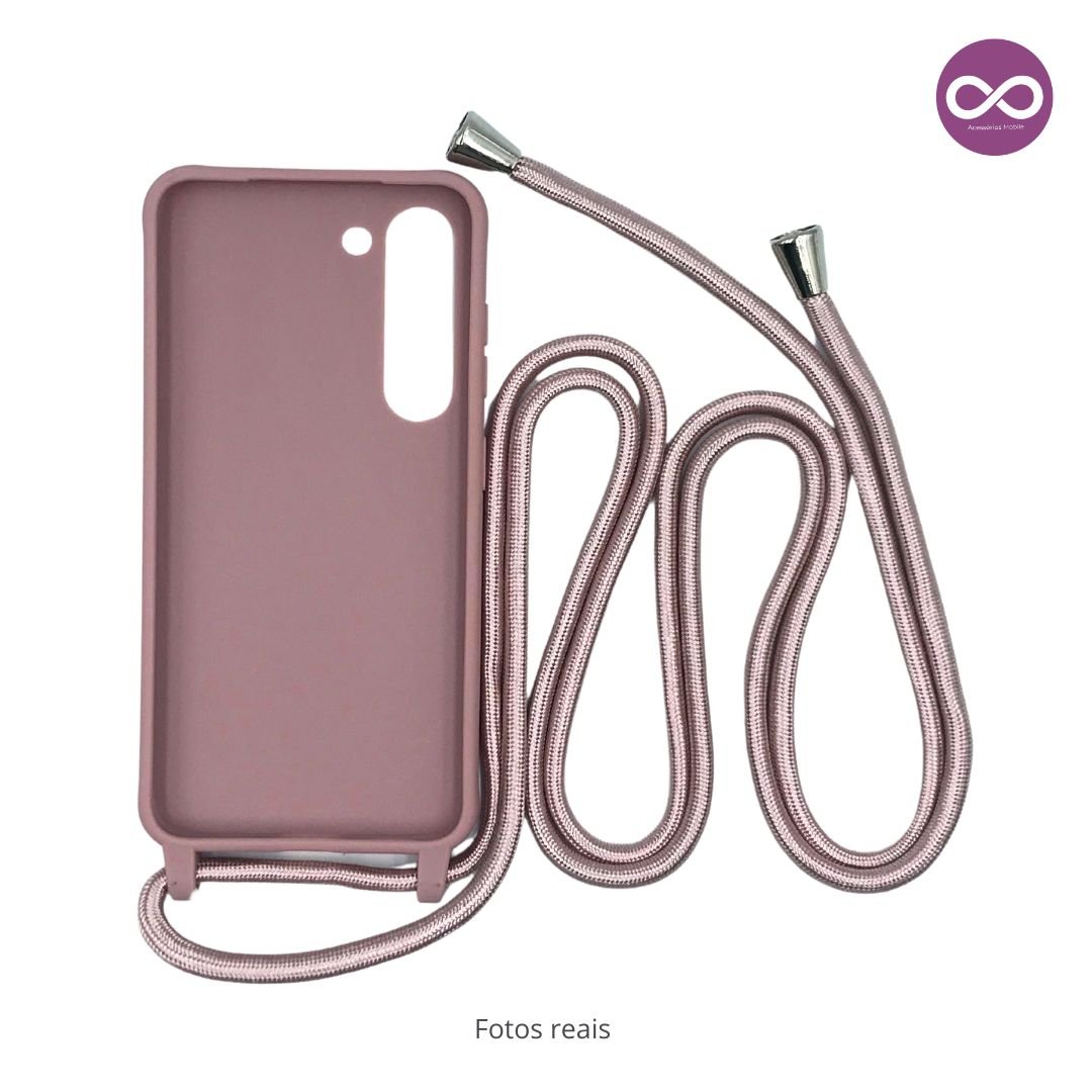 Capa com Alça Ajustável para Samsung Rosa - Imagem 9