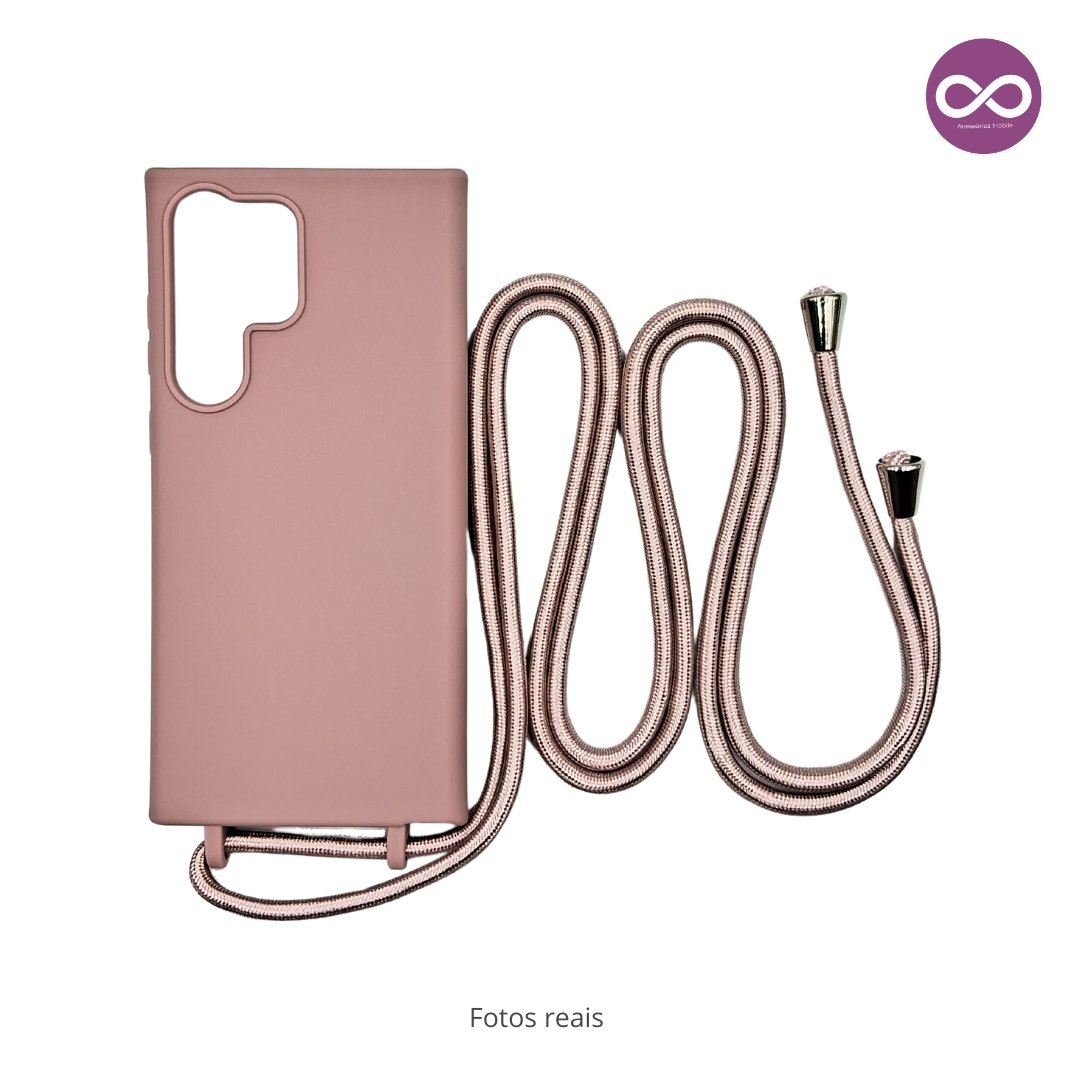 Capa com Alça Ajustável para Samsung Rosa - Imagem 10