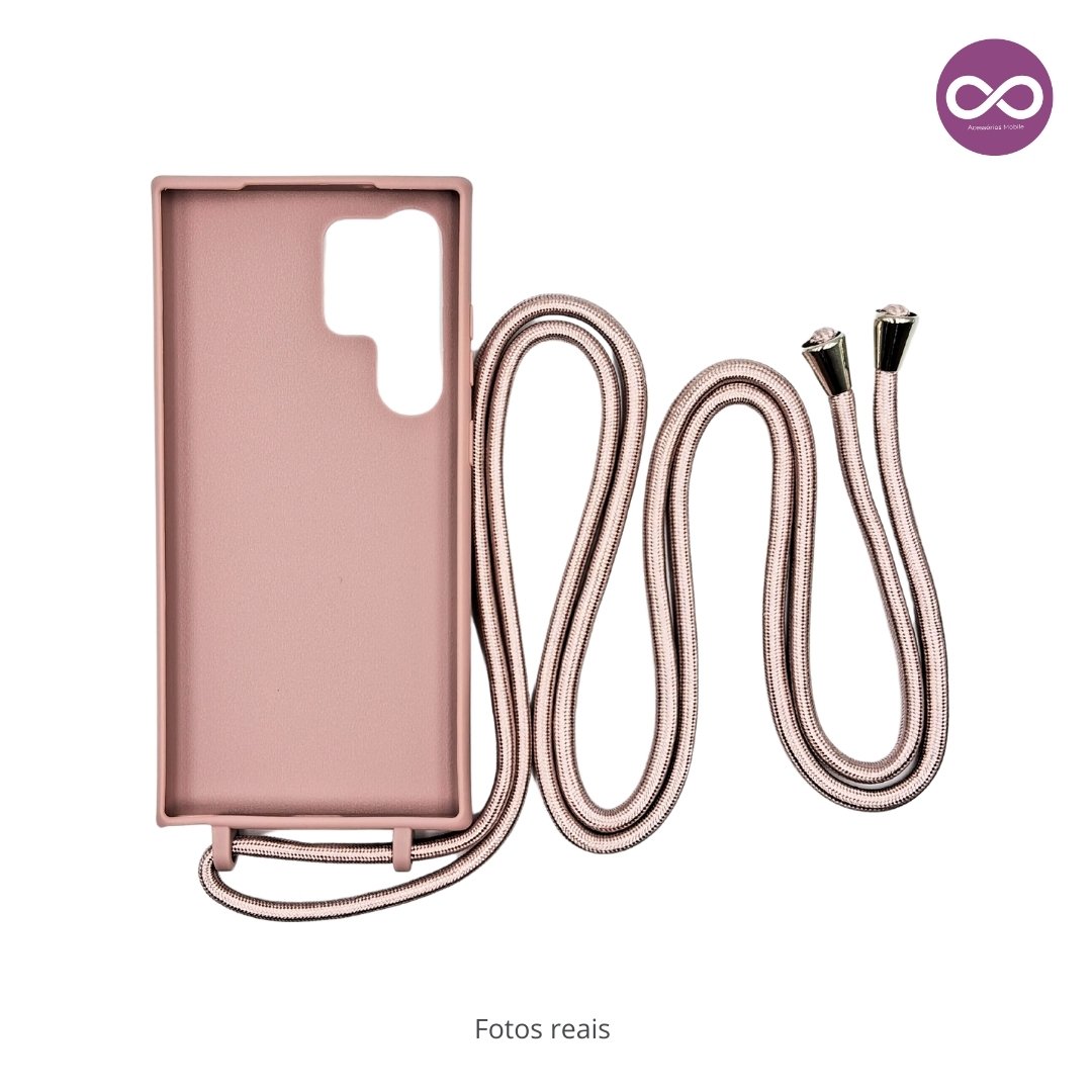 Capa com Alça Ajustável para Samsung Rosa - Imagem 11