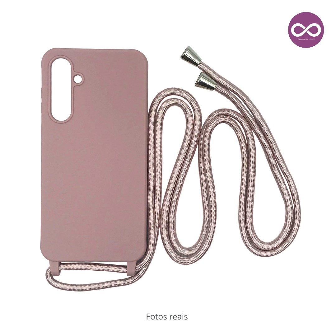 Capa com Alça Ajustável para Samsung Rosa - Imagem 12