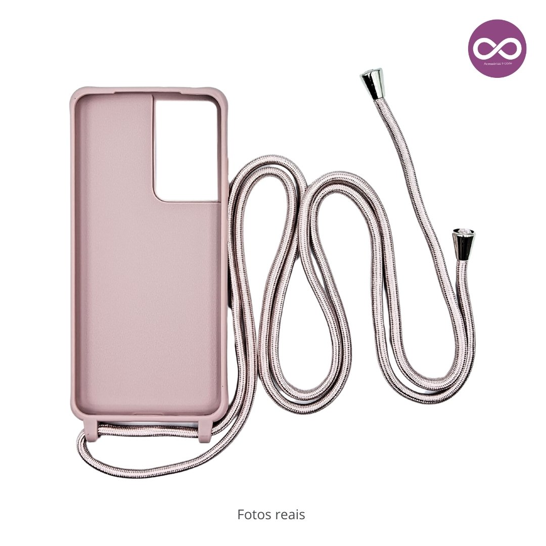 Capa com Alça Ajustável para Samsung Rosa - Imagem 14