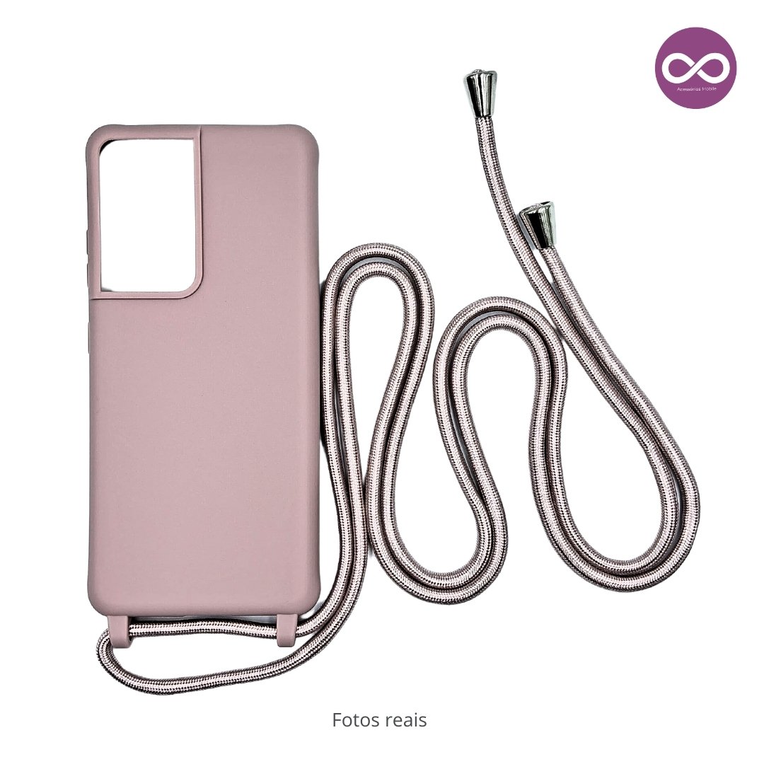 Capa com Alça Ajustável para Samsung Rosa - Imagem 15