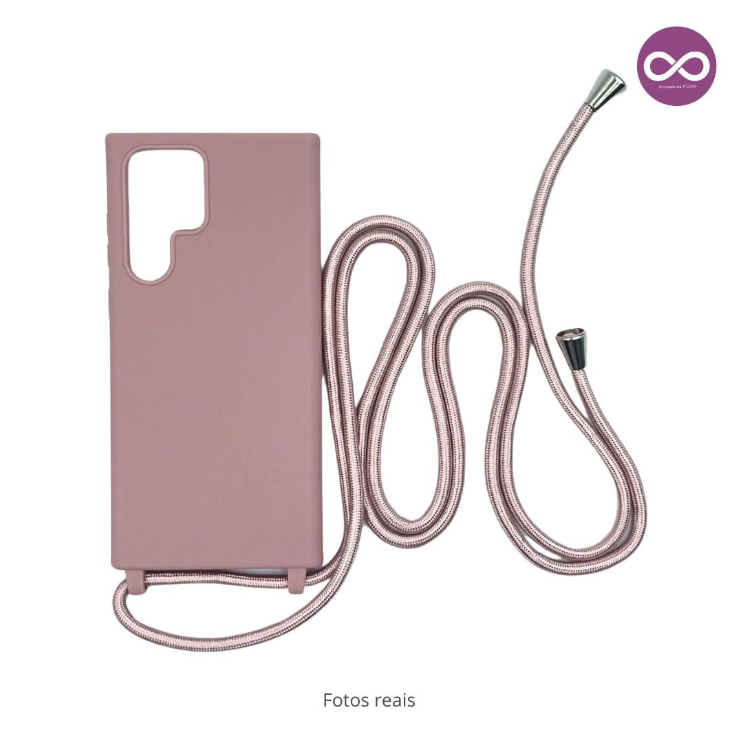 Capa com Alça Ajustável para Samsung Rosa - Imagem 19