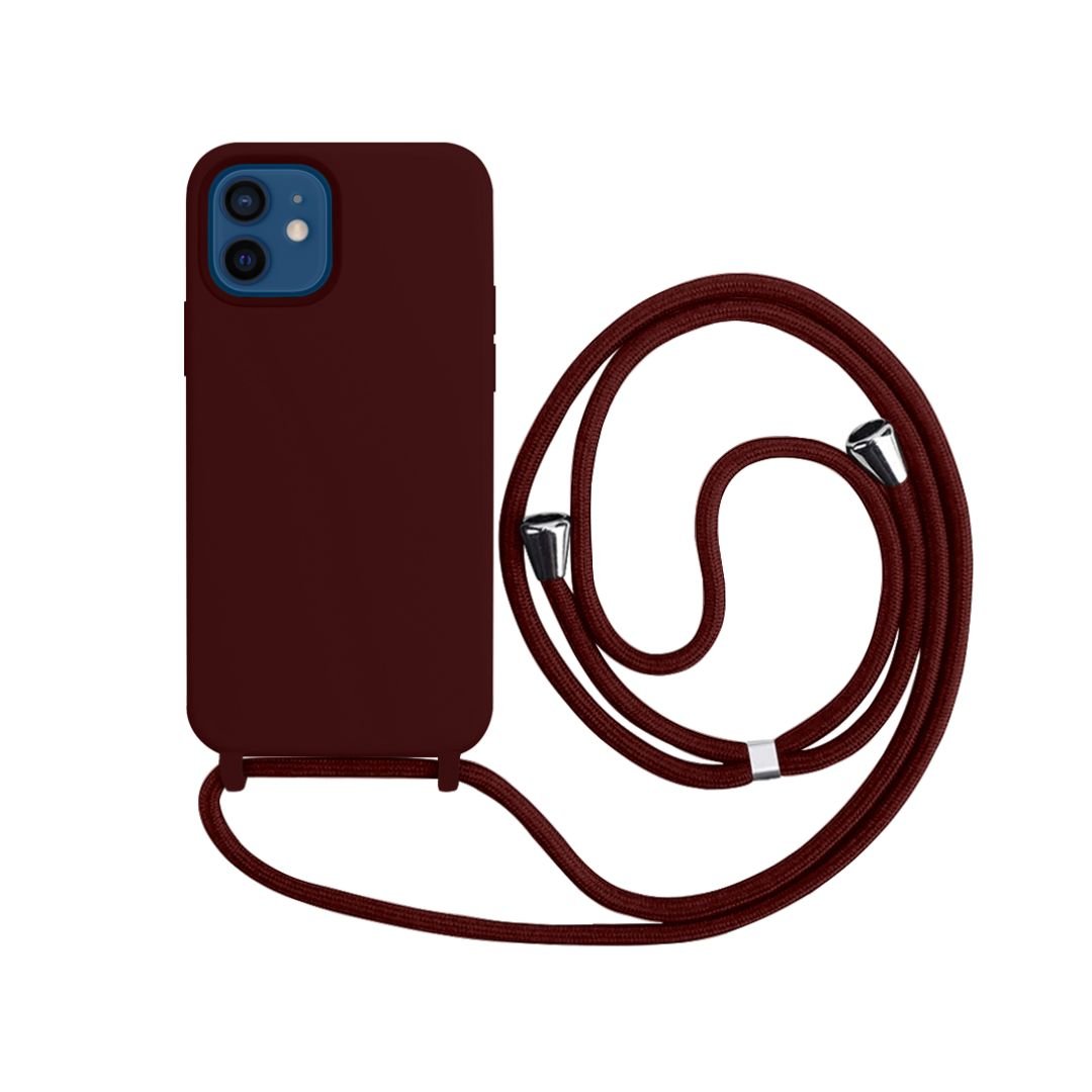 Capa com Alça para iPhone - Vermelho Dark