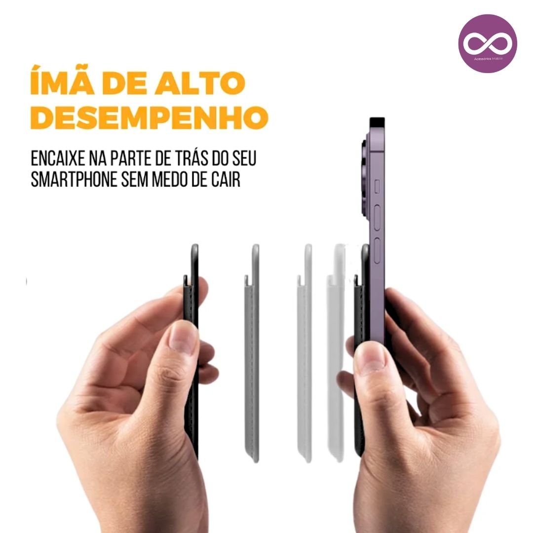 Porta Cartão com MagSafe Magnético para iPhone - Imagem 2