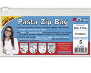 Pasta Malote - Zip Bag - 23x11cm - Chies.