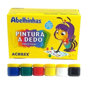 Pintura A Dedo - 15ml - C/6 Und - Acrilex