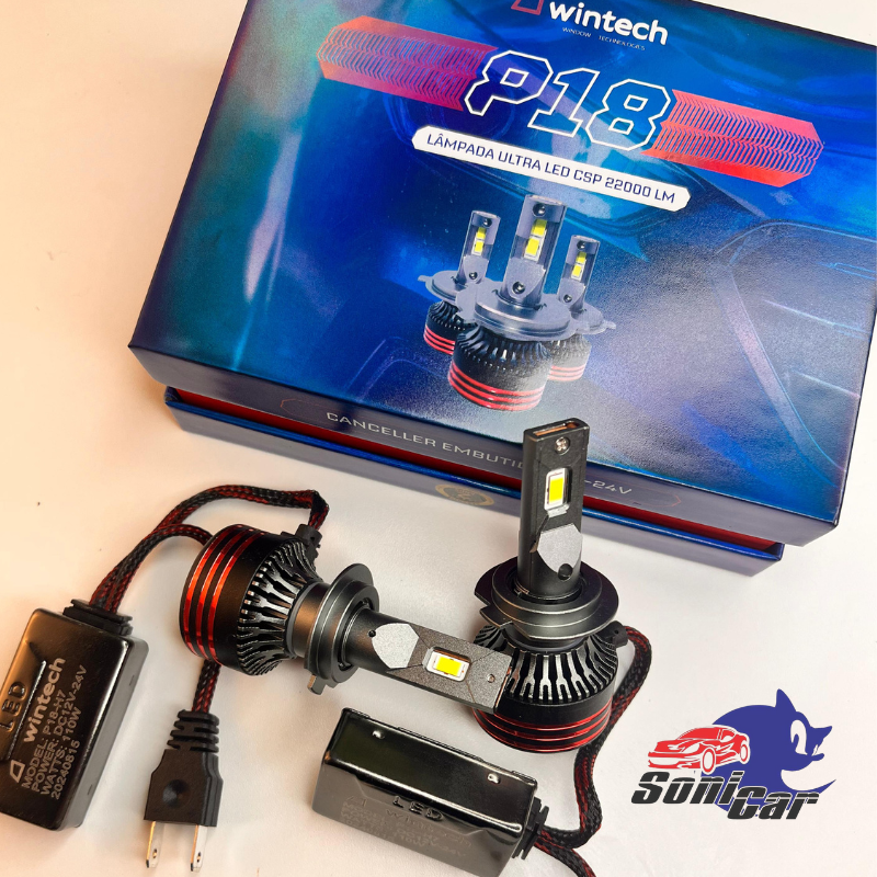 LAMPADA LED P18 - 22.000 LUMENS H7 WINTECH - Imagem 2