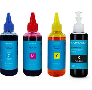 Refil De Tinta - Para Impressoras - Epson 100 ml - Multilaser Fa