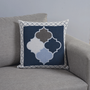 Capa para Almofada Grécia 1 Peça 45cm x 45cm 60% Algodão / 40% Poliéster Tecido Jacquard Com Zíper
