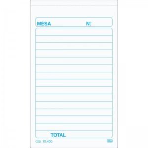 Pedido De Mesa - 50 Fls 2 Vias - Papel Autocopiativo - Tilibra