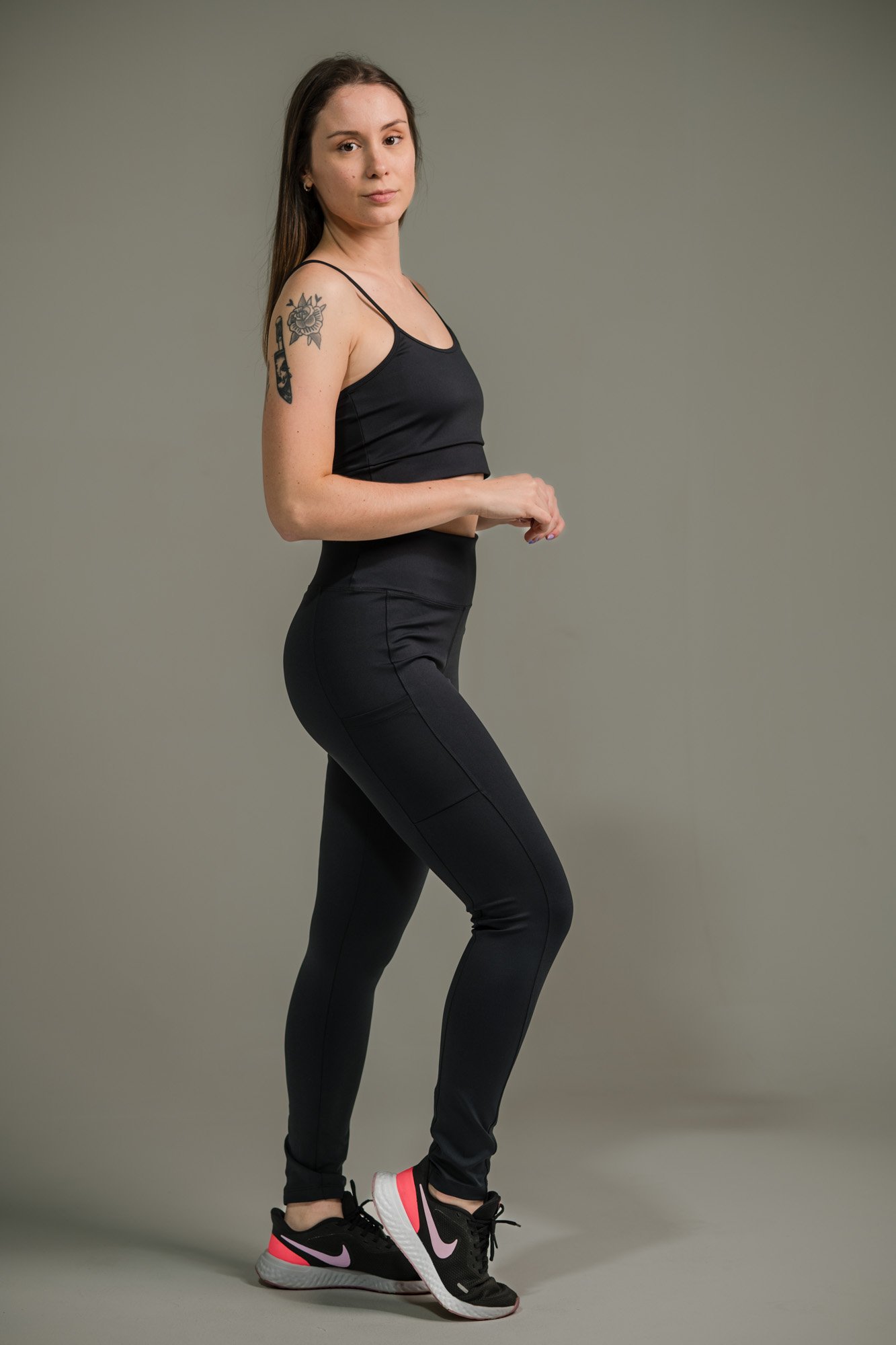 Calça Legging Feminina Básica Aerobic - Imagem 17