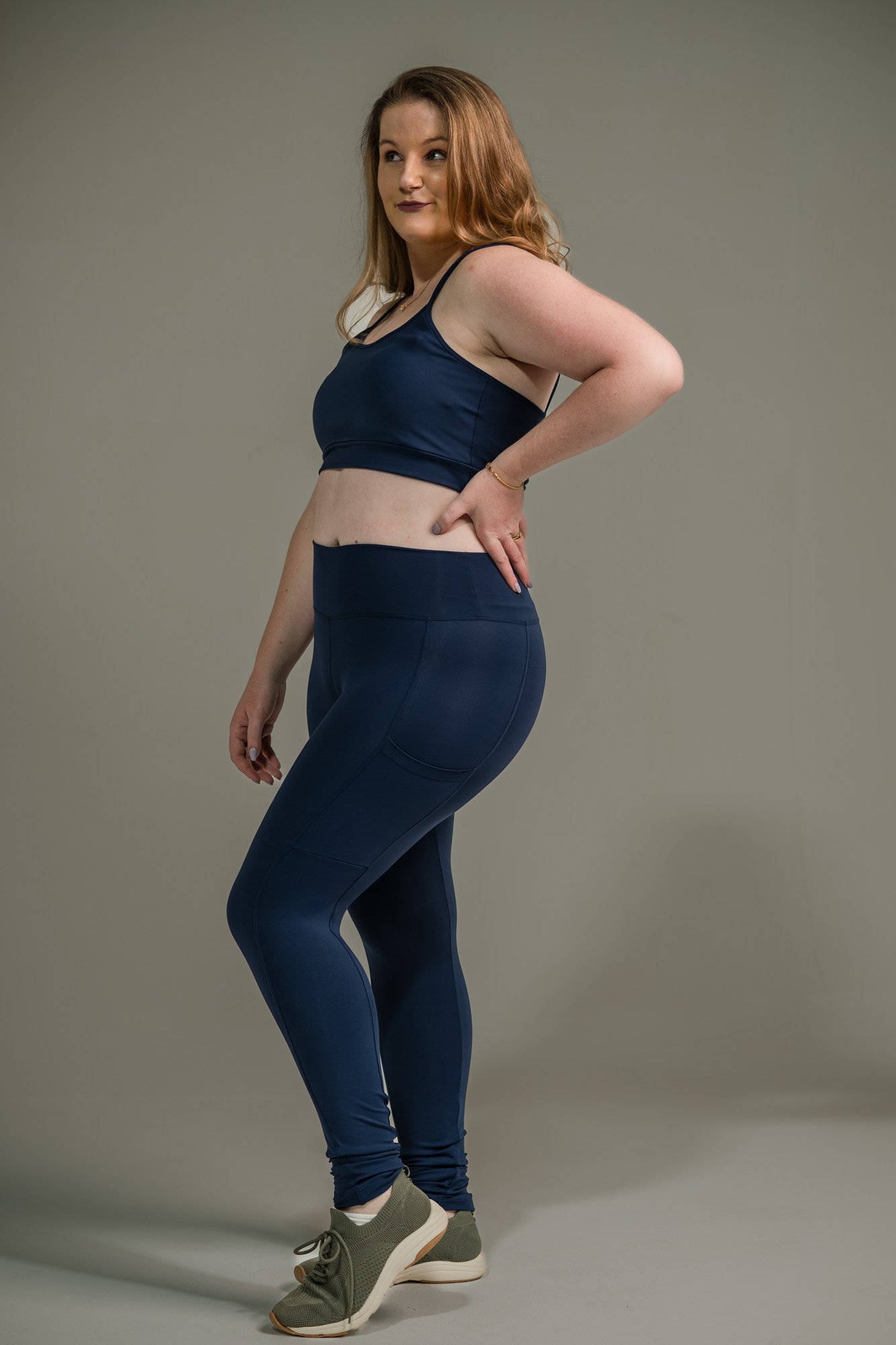 Calça Legging Feminina Básica Aerobic - Imagem 18
