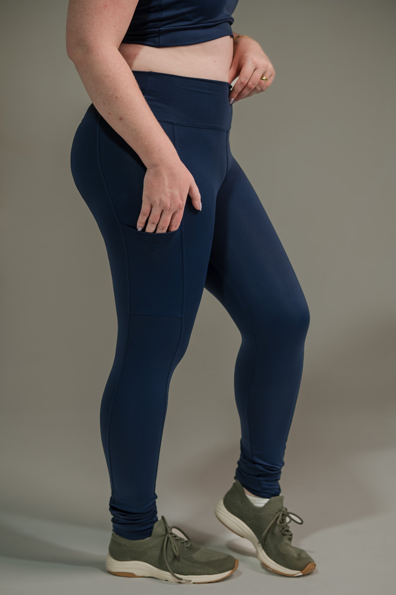 Calça Legging Feminina Básica Aerobic - Imagem 21
