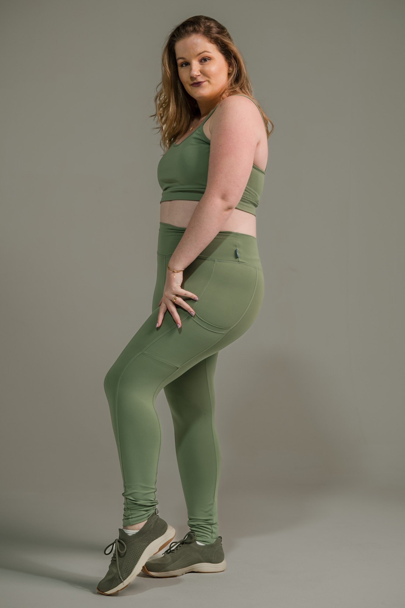 Calça Legging Feminina Básica Aerobic - Imagem 23