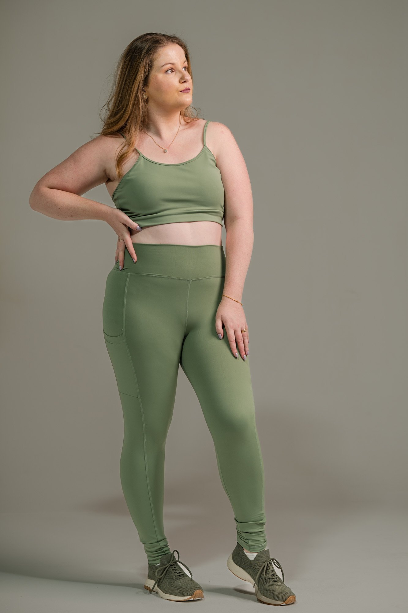 Calça Legging Feminina Básica Aerobic - Imagem 27