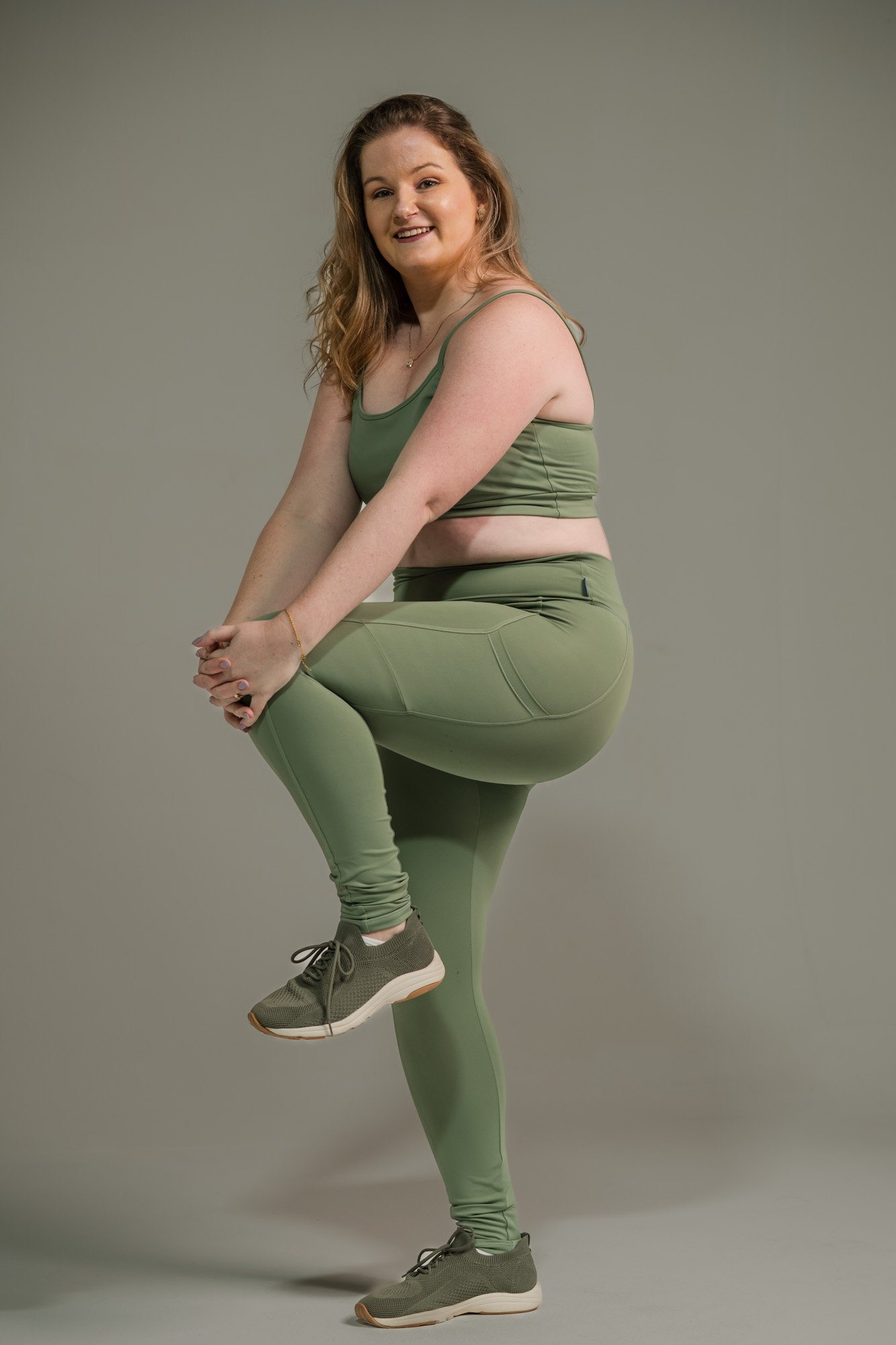 Calça Legging Feminina Básica Aerobic - Imagem 28