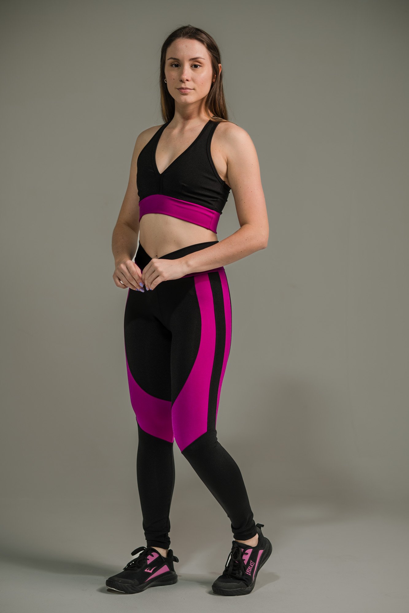 Calça Legging Feminina com Listras nas Coxas - Imagem 18