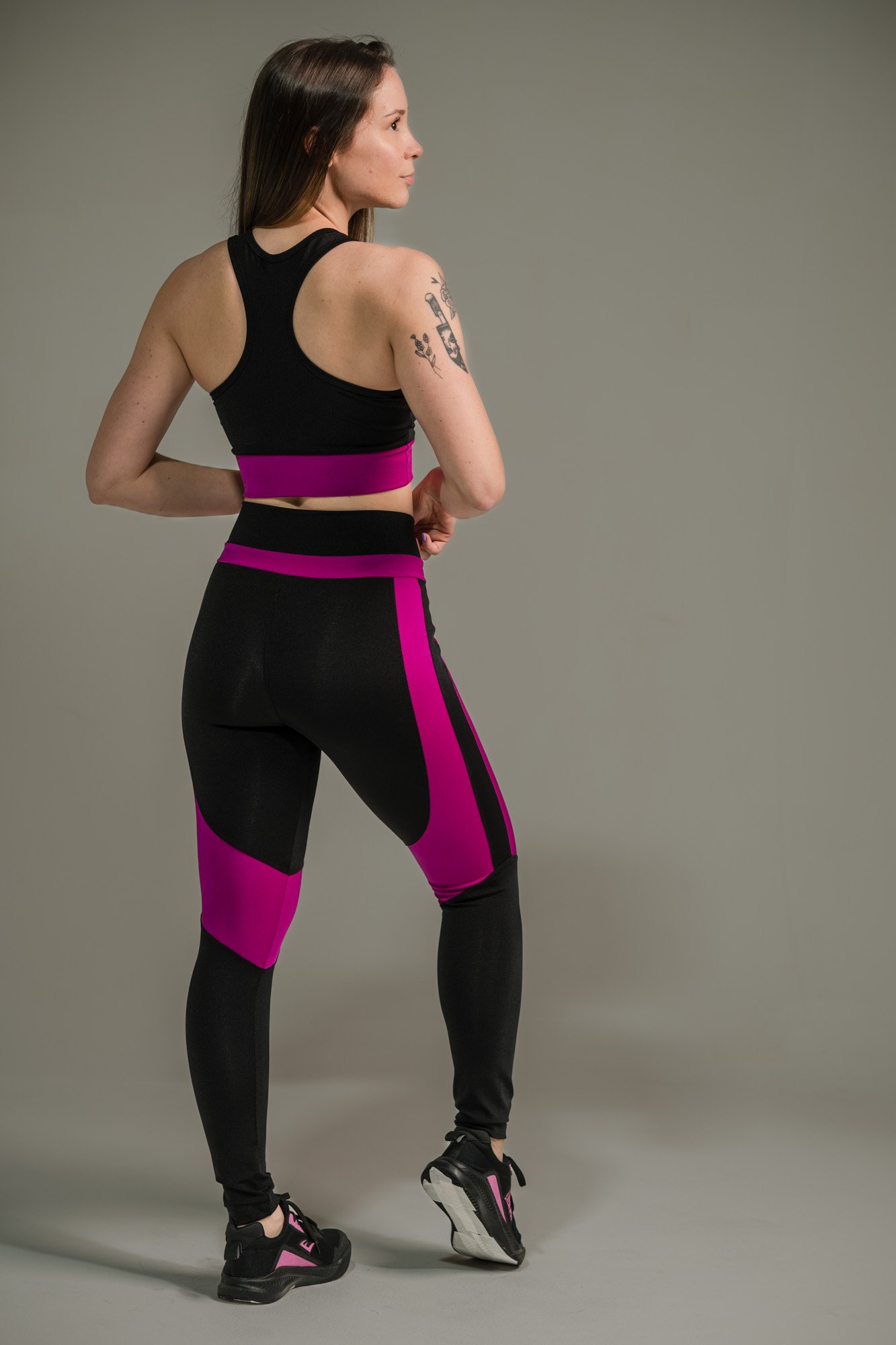 Calça Legging Feminina com Listras nas Coxas - Imagem 20