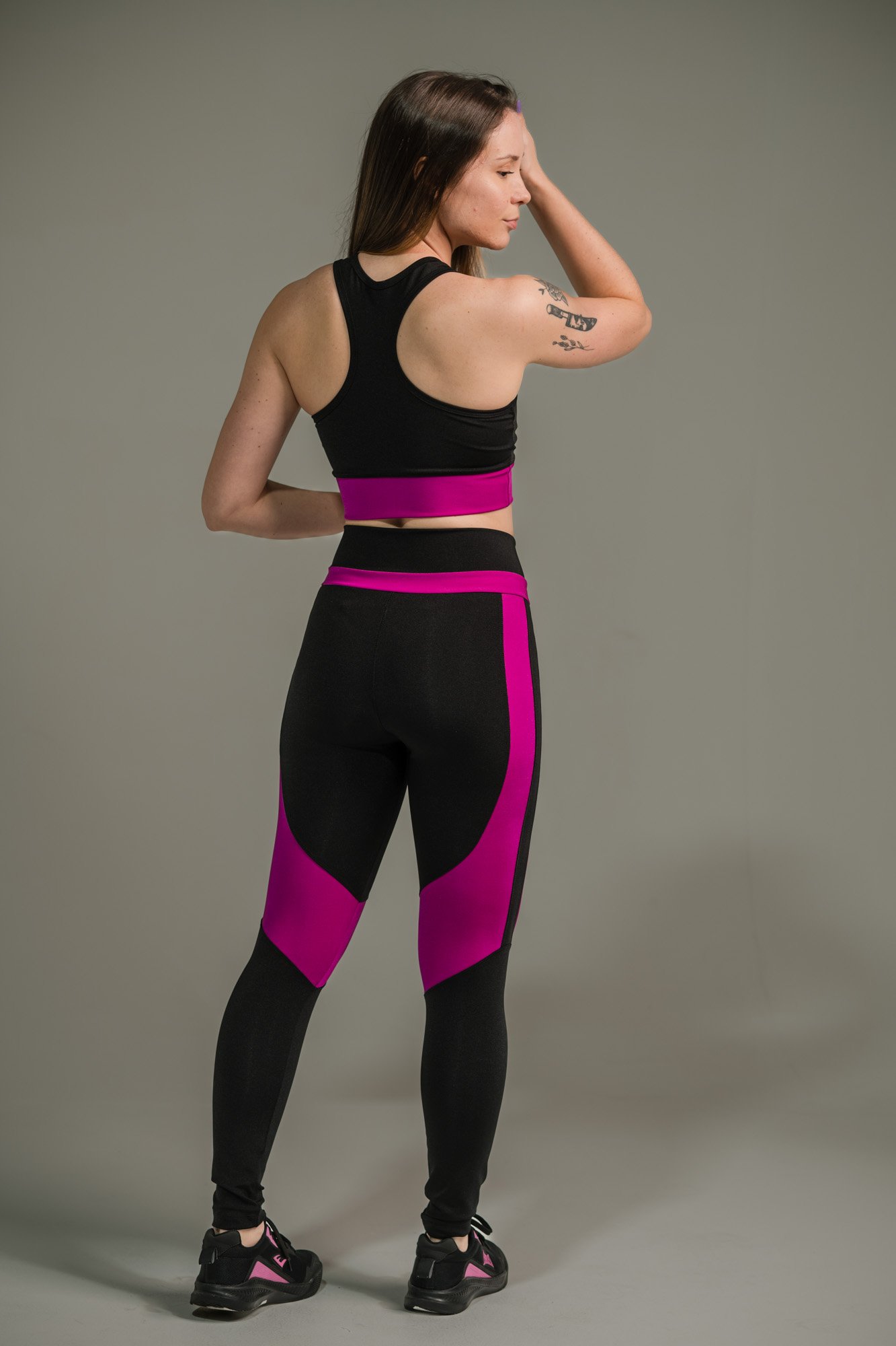 Calça Legging Feminina com Listras nas Coxas - Imagem 22