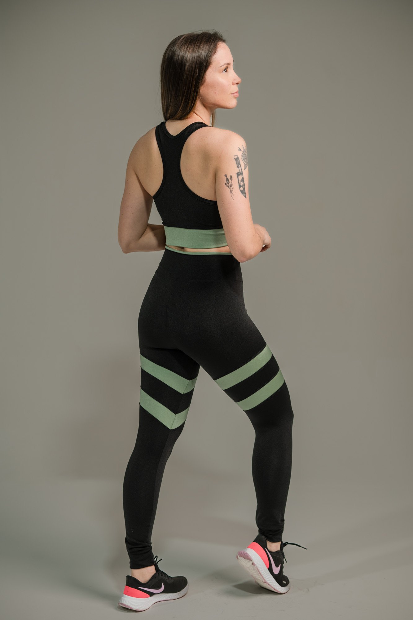 Calça Legging Feminina Listrada Prisma - Imagem 4