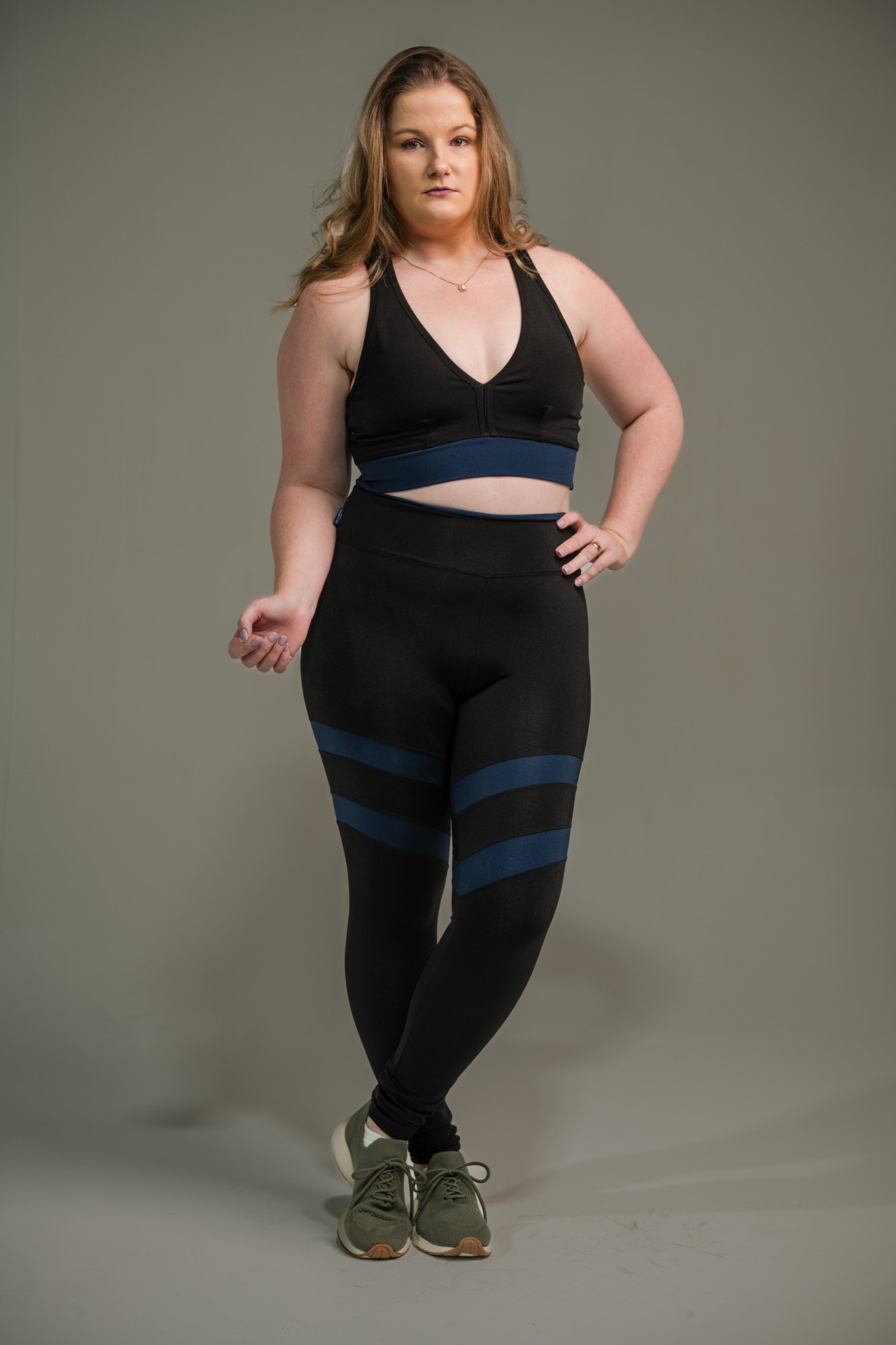 Calça Legging Feminina Listrada Prisma - Imagem 9