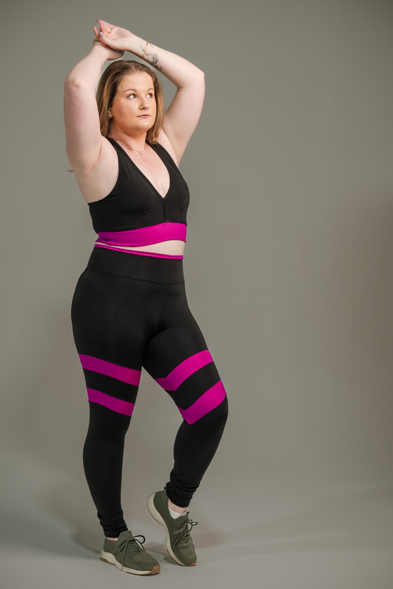 Calça Legging Feminina Listrada Prisma - Imagem 17