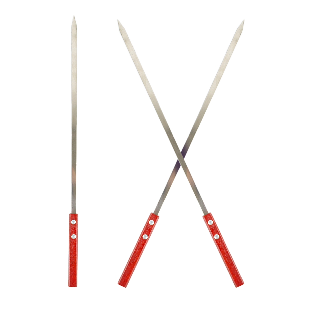 espeto inox unidade 50cm