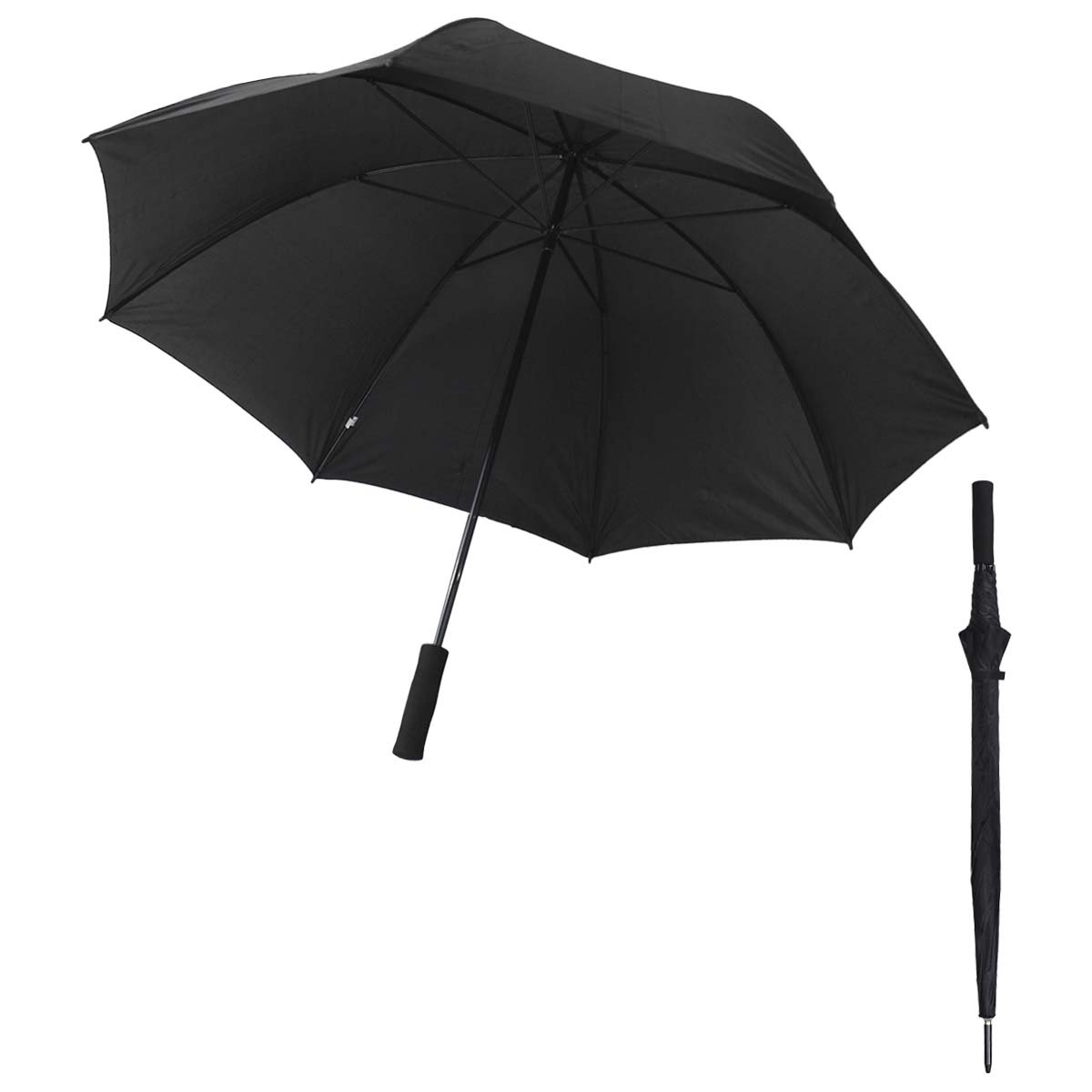 Guarda-Chuva Manual 128cm Cabo Reto Cor Ùnica
