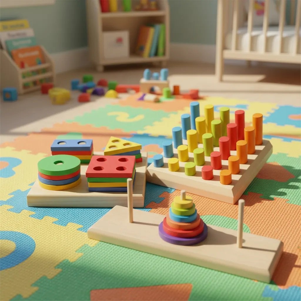 Kit 3 Brinquedos Educativo Infantil em Madeira e EVA Pedagógico Lúdico - Imagem 3