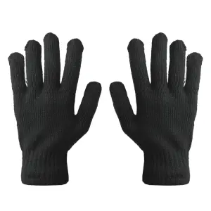 Luva Adulta Preta Básica 19cm