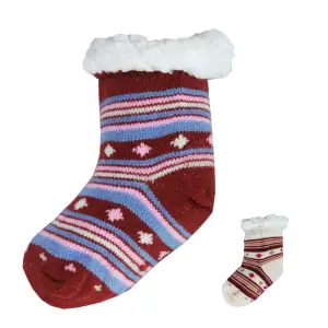 Meia Infantil p/ Menina 25-29 Cores Sortidas