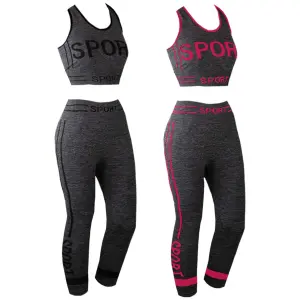 Conjunto Top e Legging p/ Academia Tamanho Unico Cores Sortidas