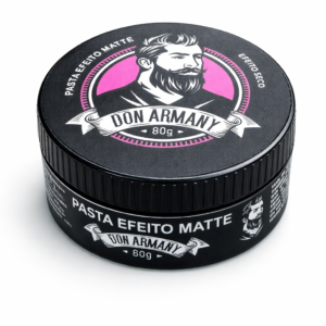 Pasta Matte Don Armany 70g | Sem Oleosidade + Estilo Instantâneo