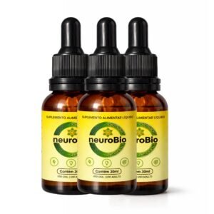 Kit 3 NeuroBio – Memória  Foco e Concentração - 30 ML
