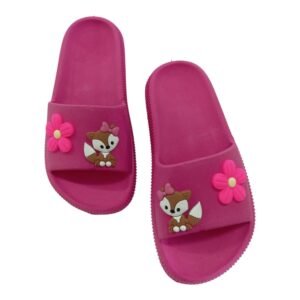 CHINELO FEMININO NUVEM RAPOSA CORPINHO FLOR PINK VERAO CONFORTO LEVE ANTIDERRAPANTE MAXX