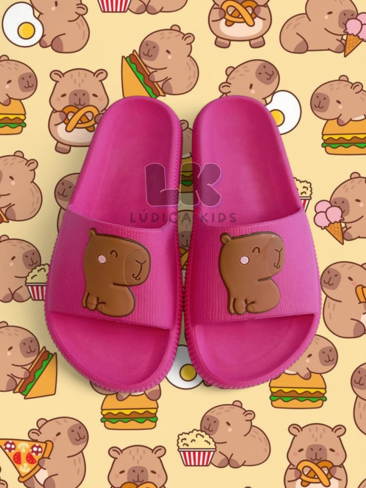 CHINELO CAPIVARA INFANTIL JUVENIL ADULTO